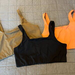 Girlfriend Collective Tommy Bra (lot of 3)